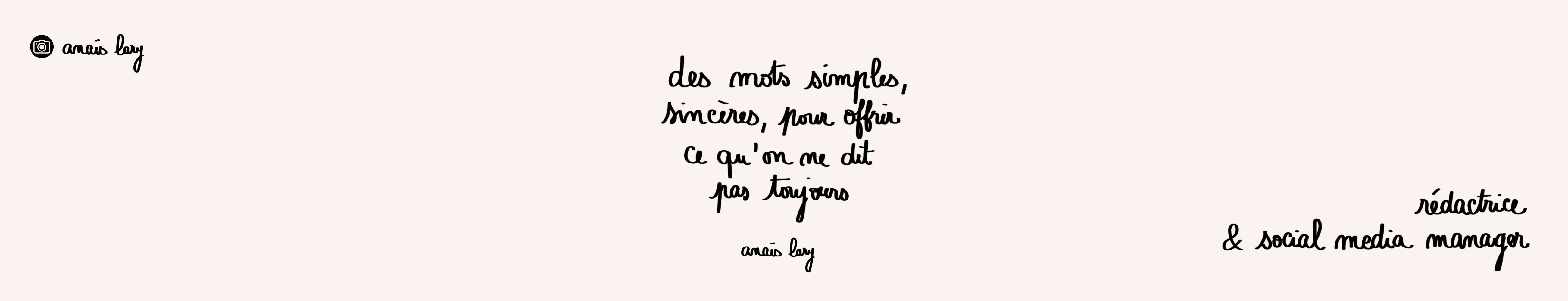 Bannière de Anaïs Lary