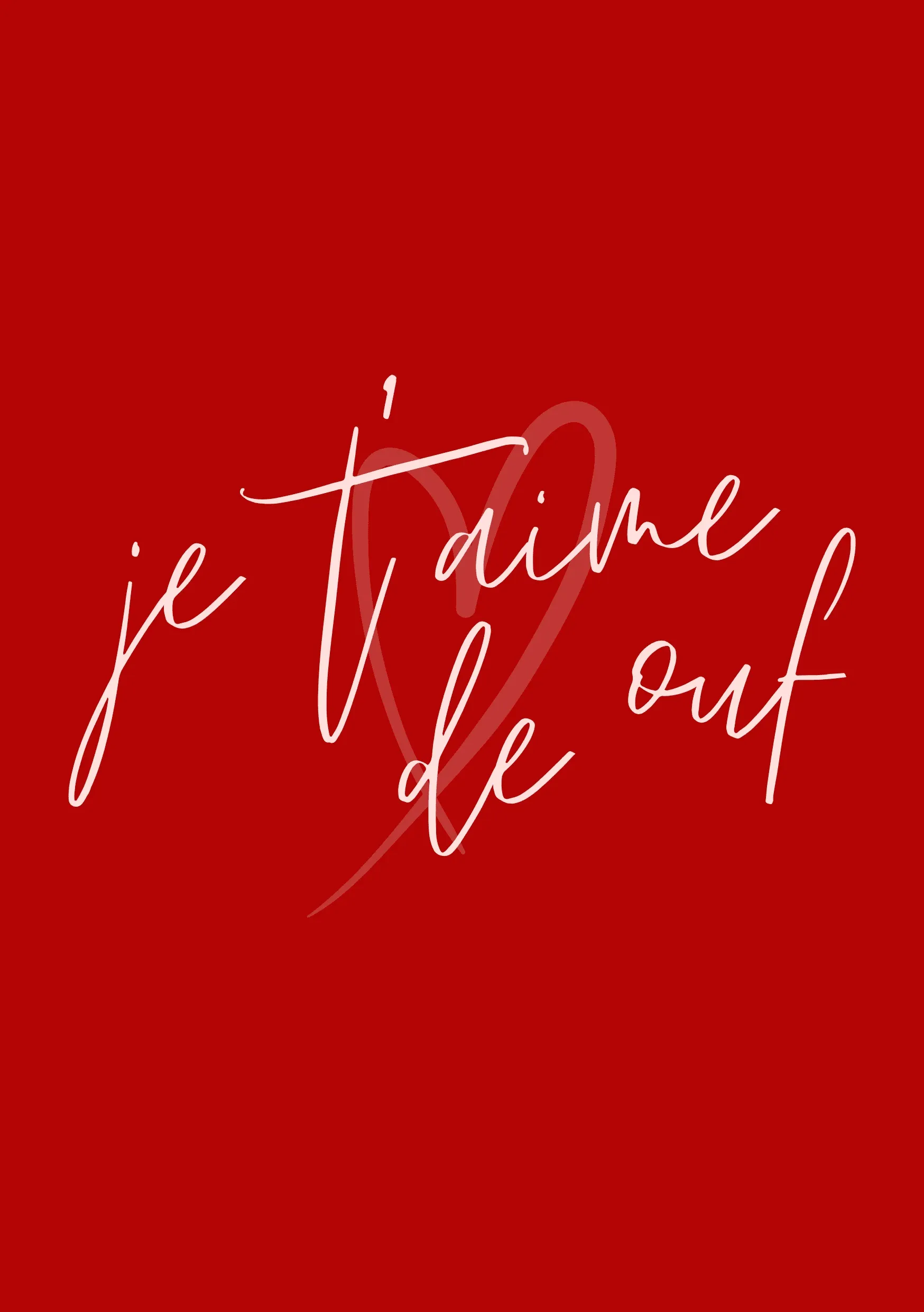 Carte amour je t'aime de ouf