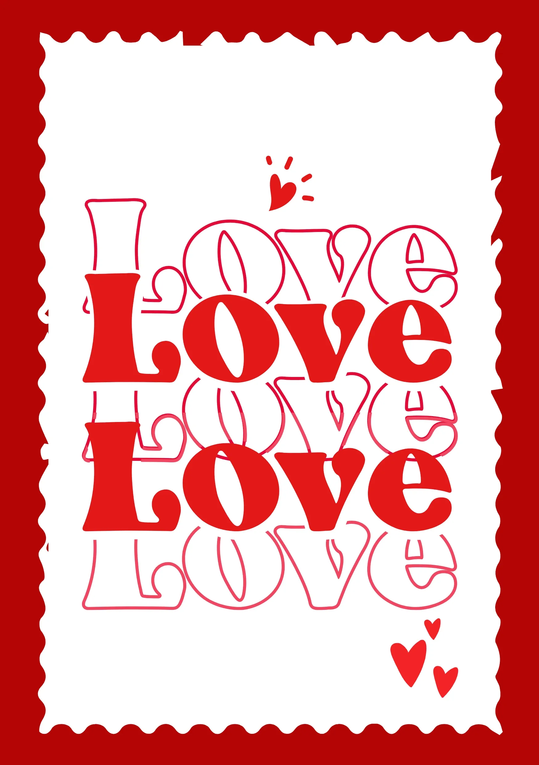 Carte amour love love