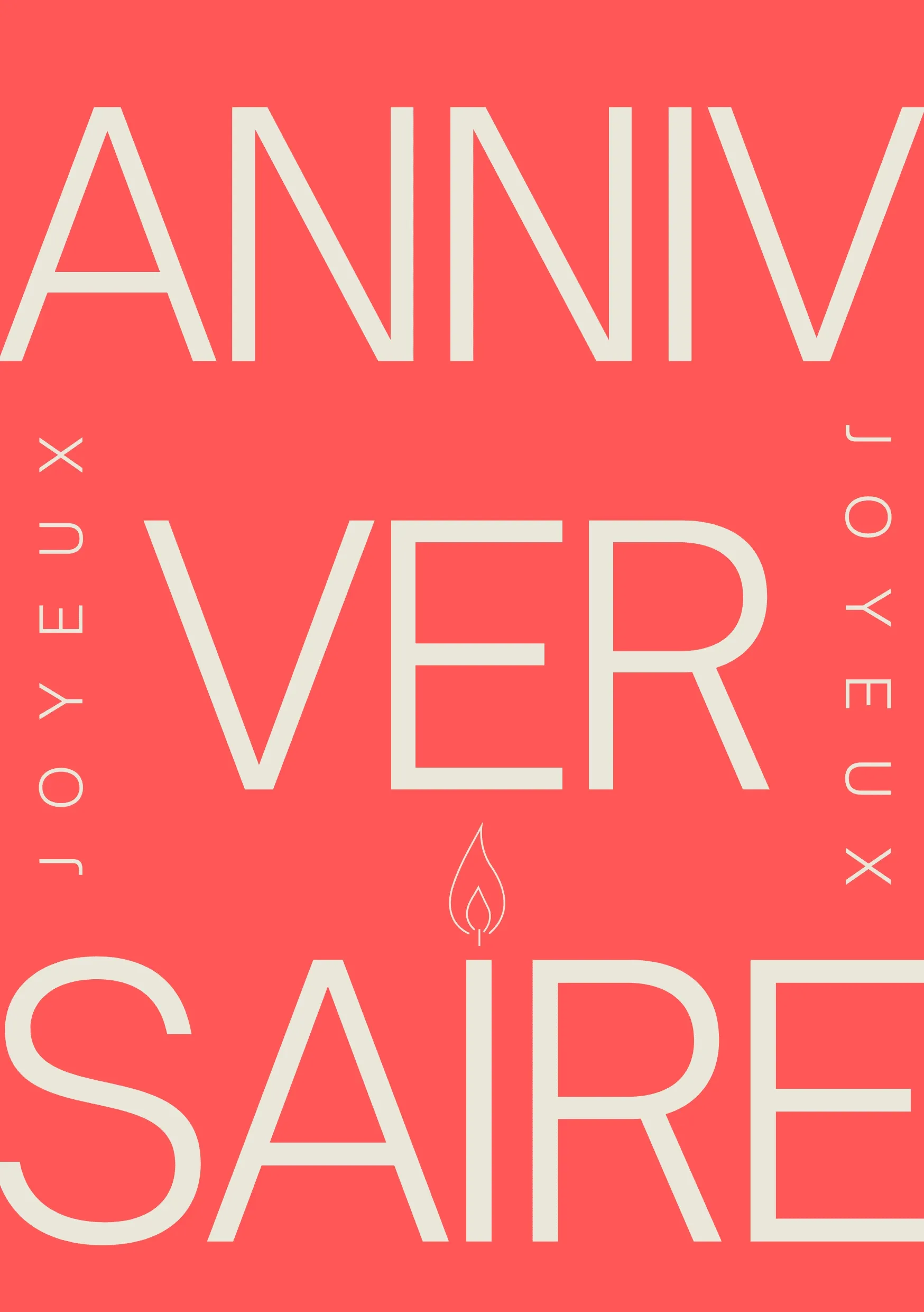 Carte anniversaire virtuelle rouge
