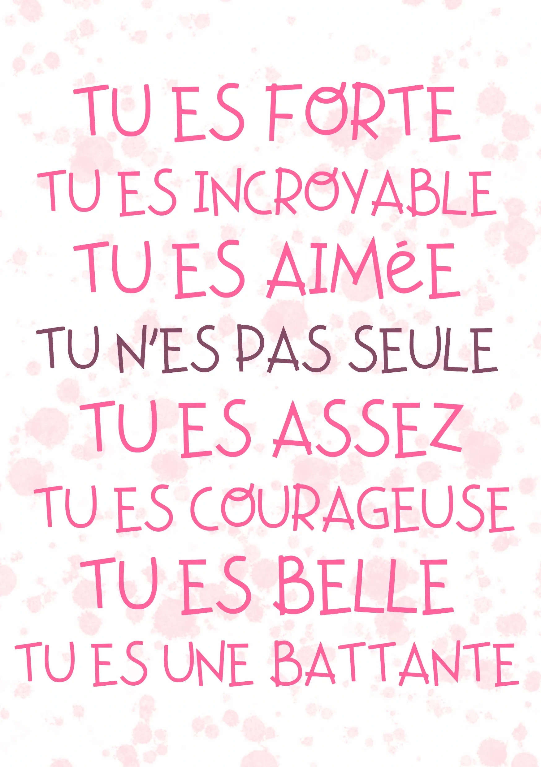 Carte bon rétablissement compliments femme