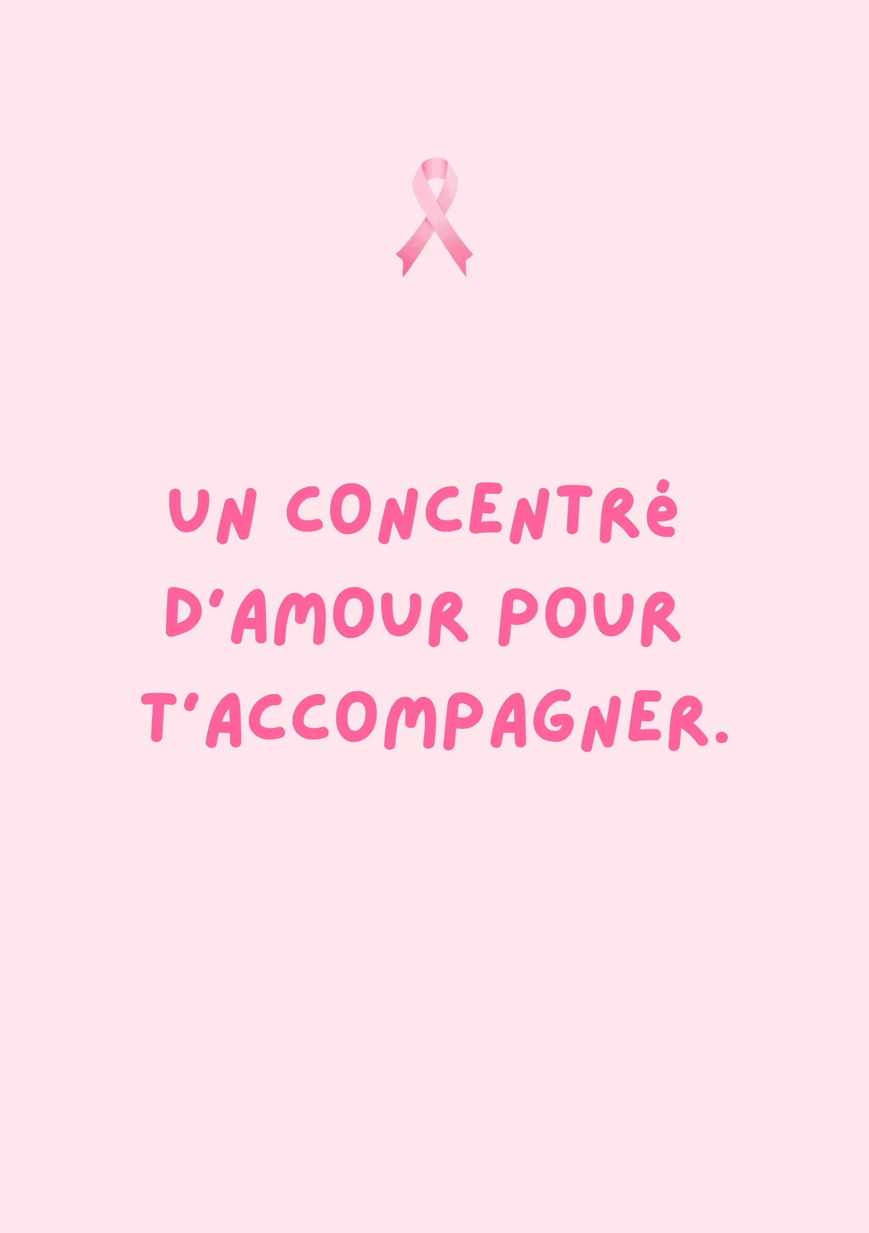 Carte bon rétablissement octobre rose concentré d'amour