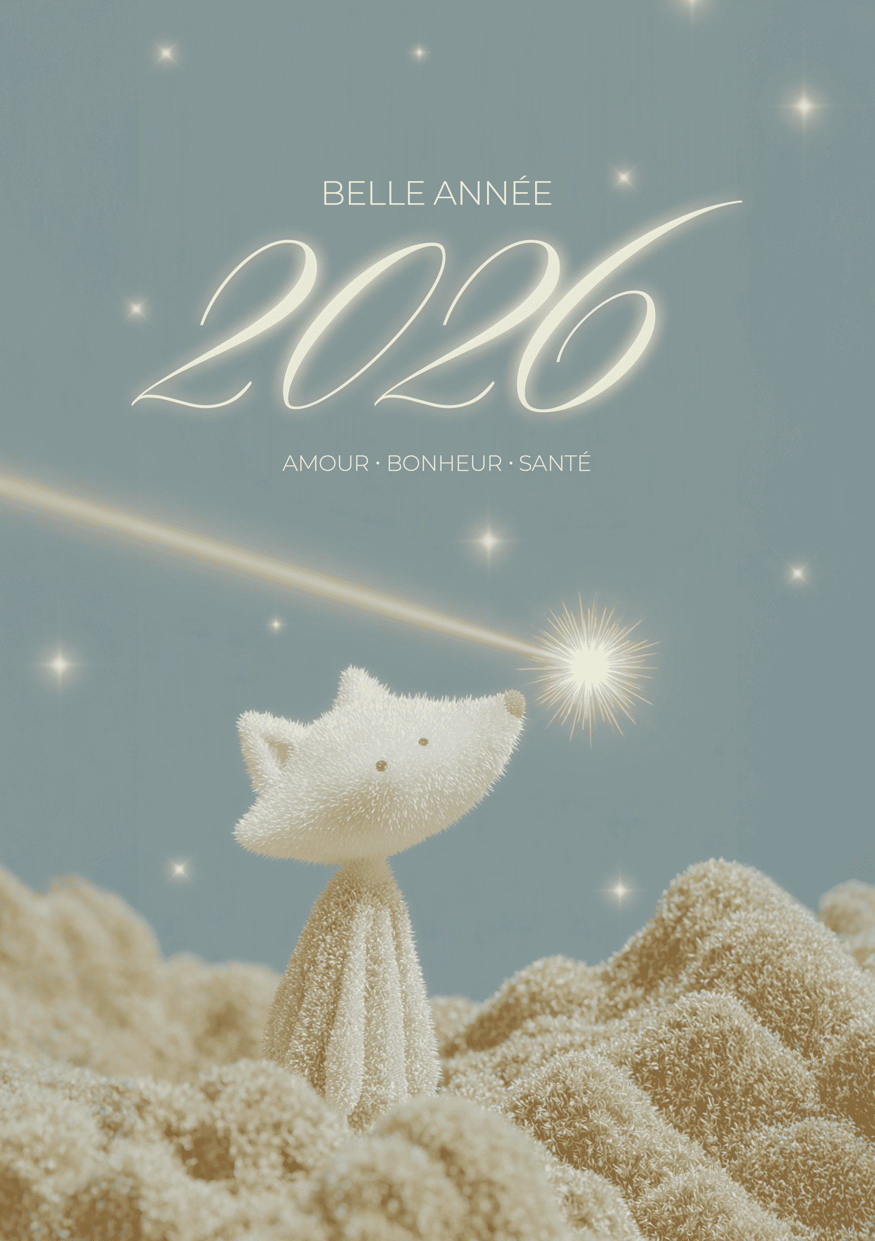 Carte bonne année 2026 collection Lucille Allard