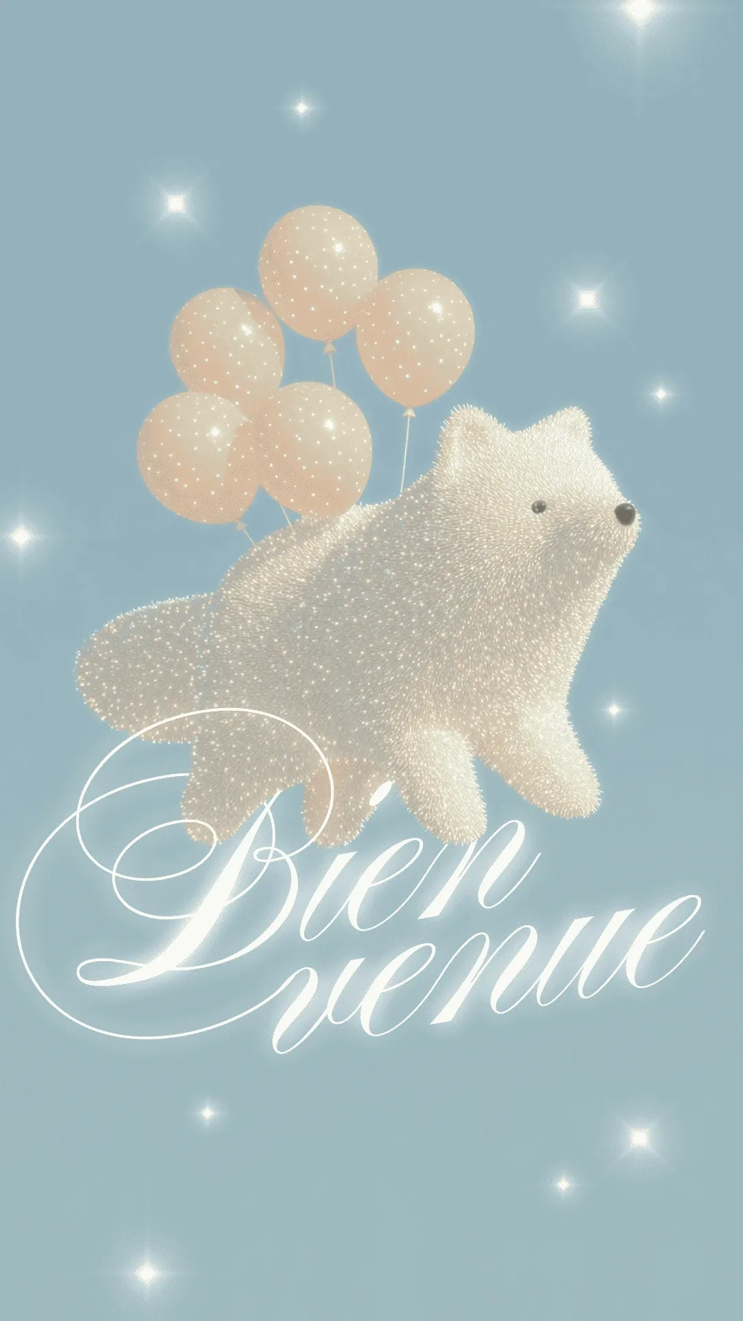Carte de bienvenue collection Lucille Allard