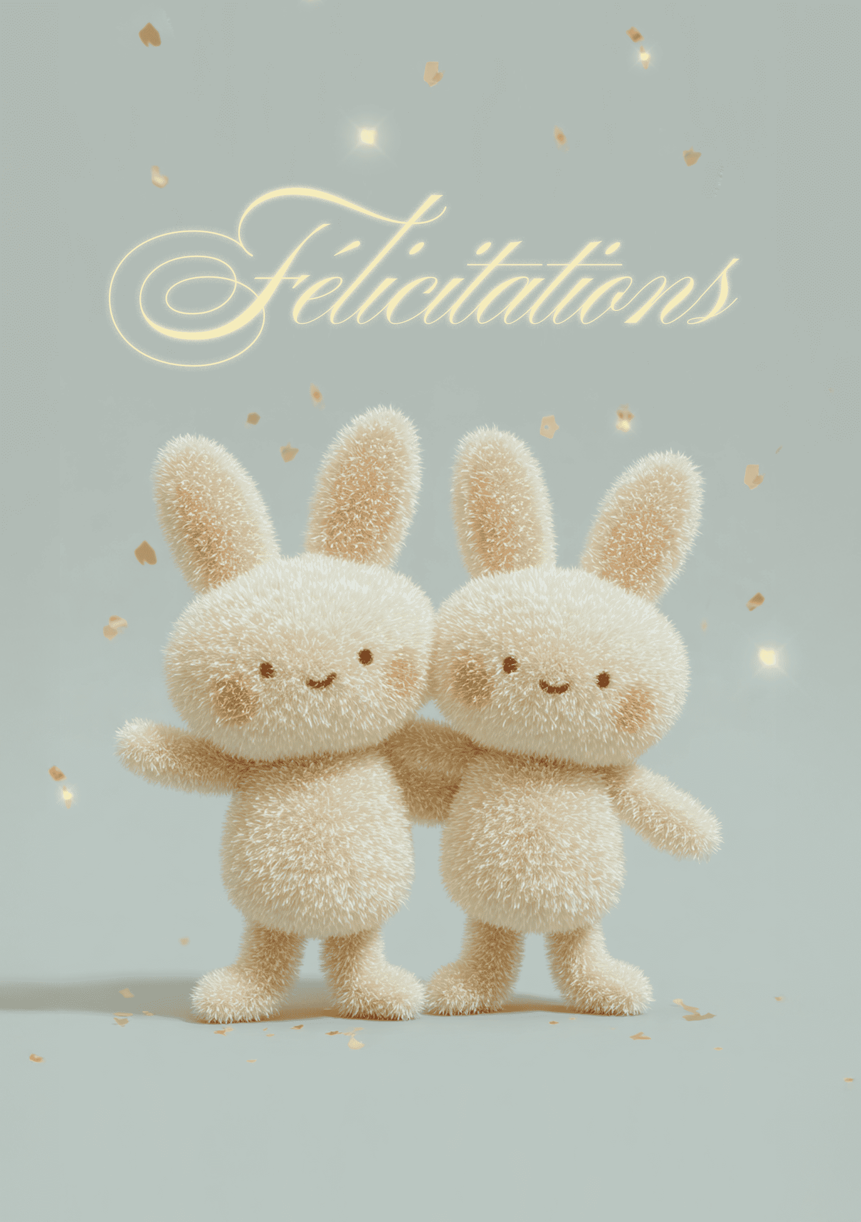 Carte de félicitations collection Lucille Allard 