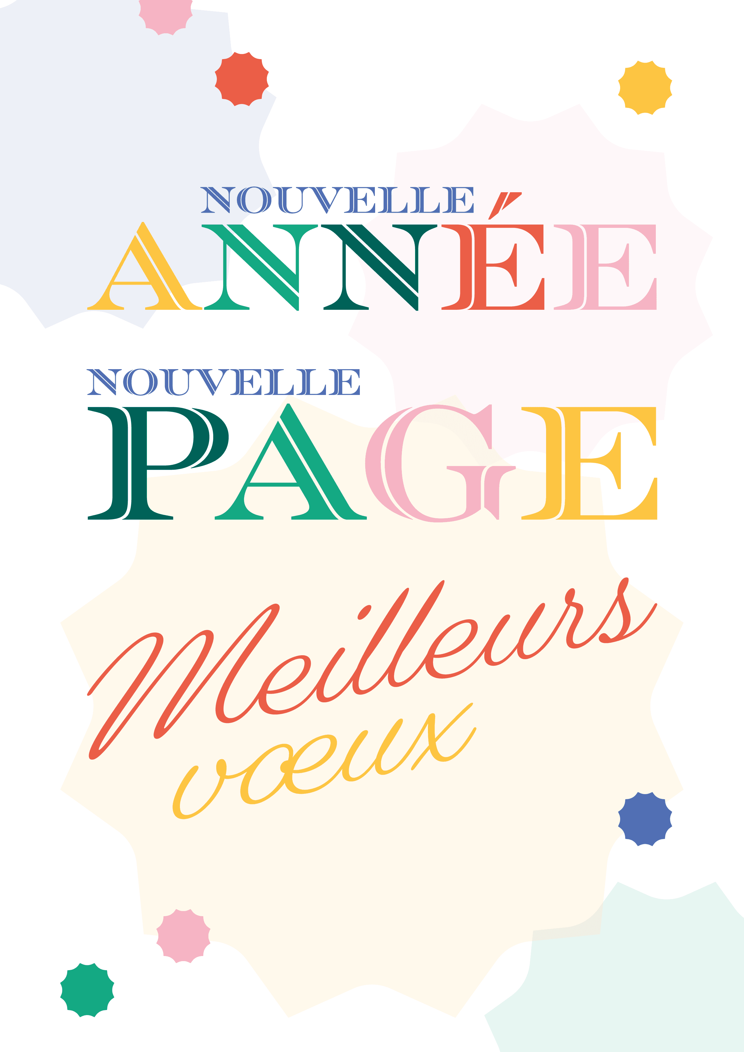 nouvelle année nouvelle page meilleurs voeux 