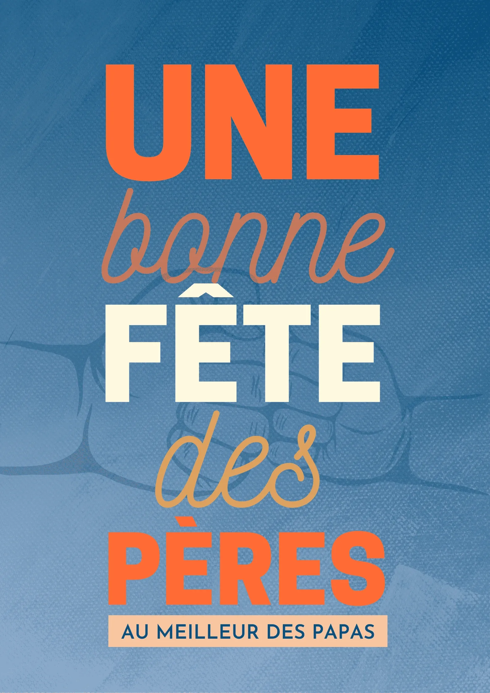 Carte fête des pères meilleur des papas