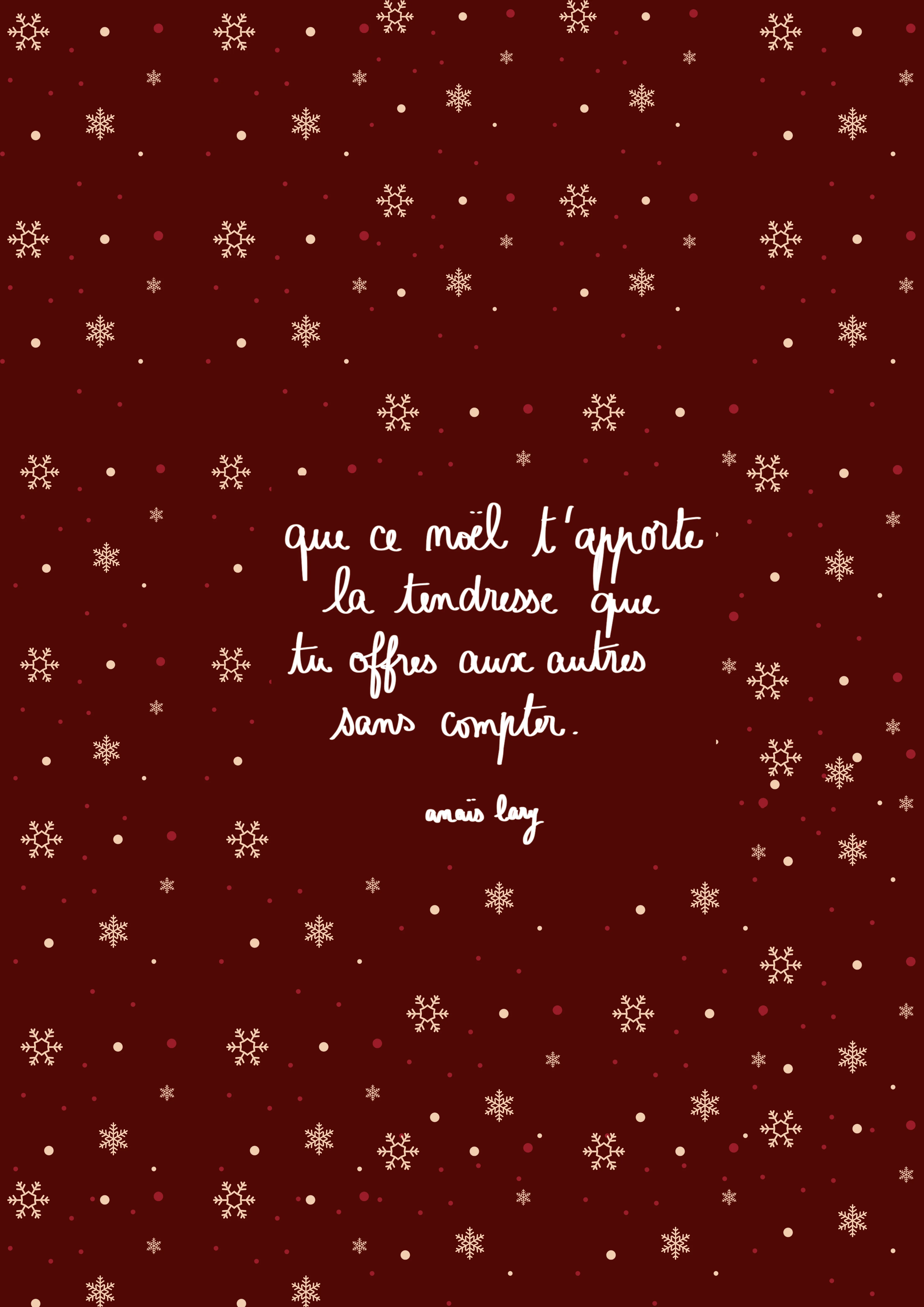 Carte noël collection Anaïs Lary