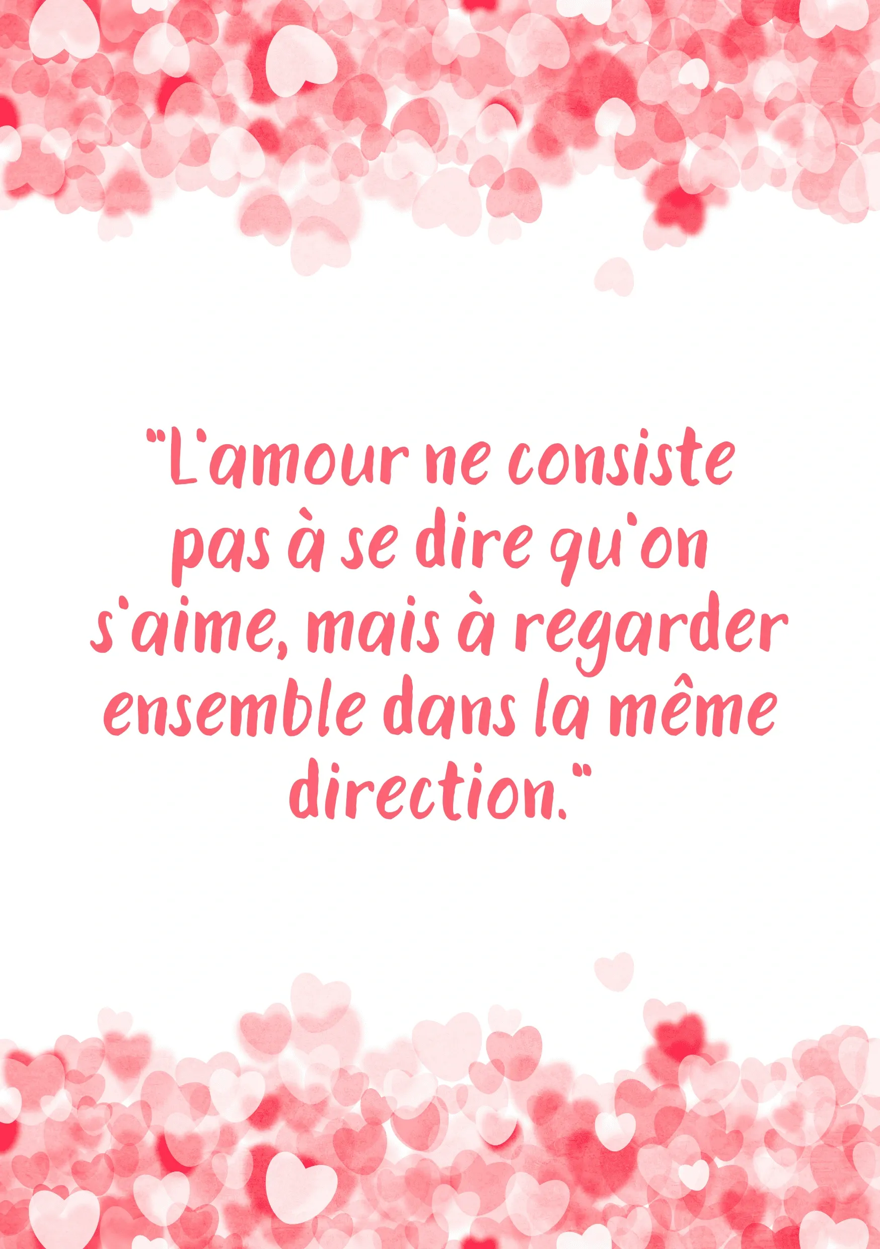 Carte saint valentin amour citation
