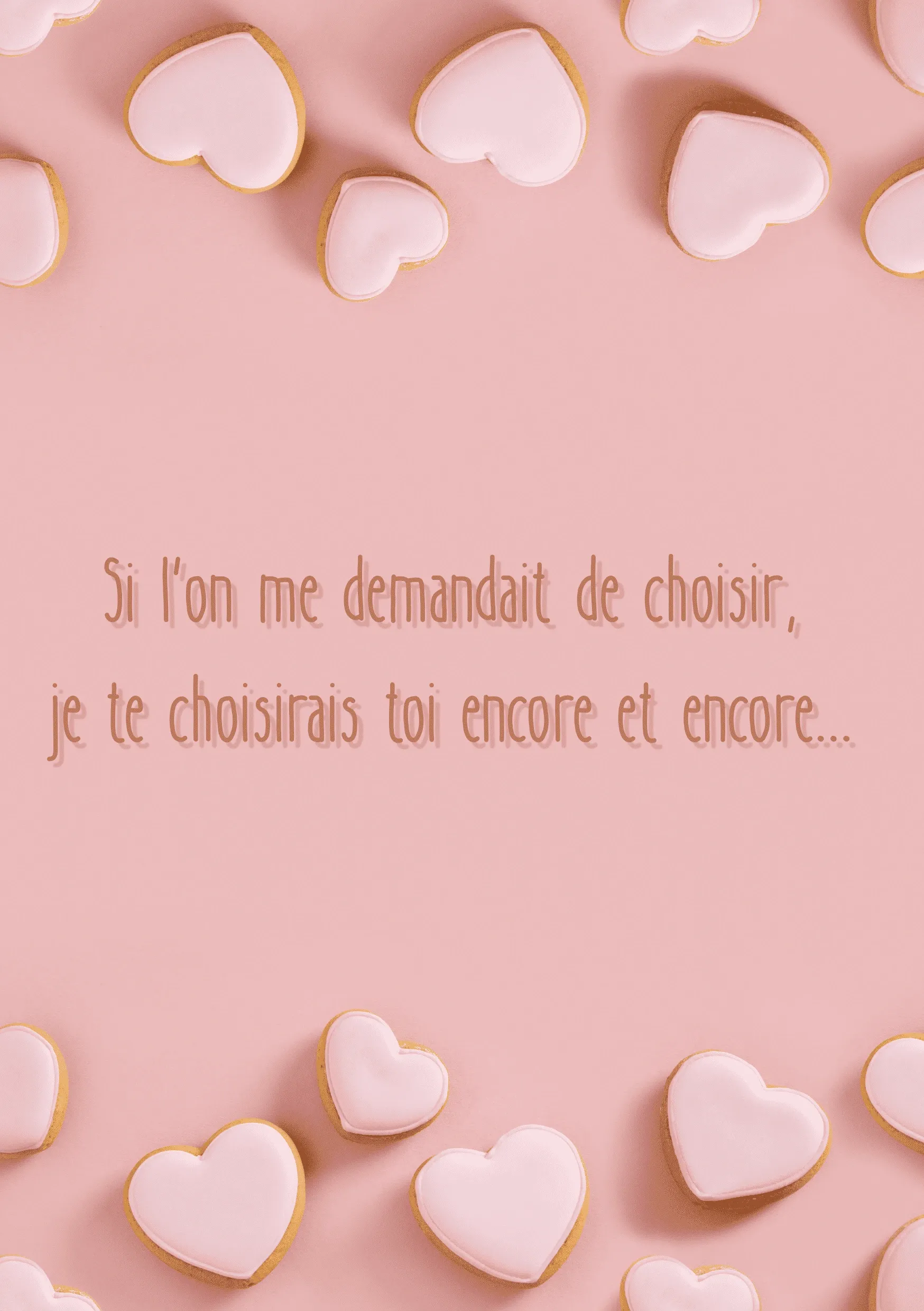 Carte saint valentin amour je te choisis